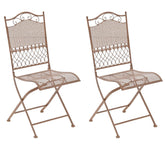 TPFGarden 2er Set Gartenstühle Kirstin